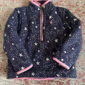 Joules Navy Star Print Kids Sweatshirt